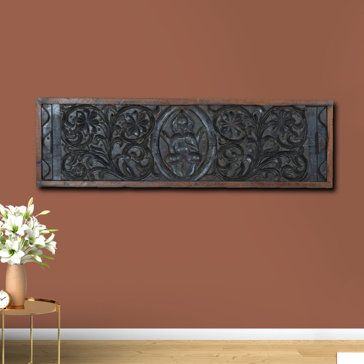 Decorative vintage Epic wood wall panel for luxury home interior