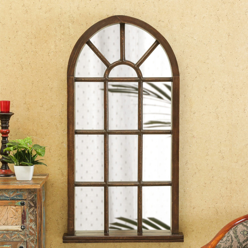 Oriel Full Length Arch Mirror