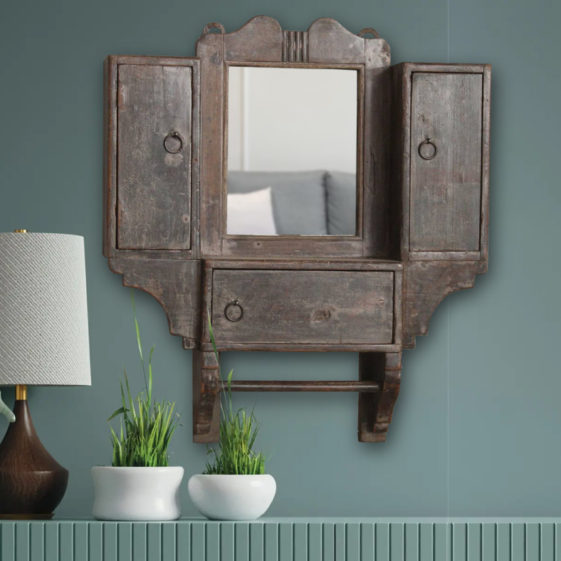 Aldous Vintage Dressing Mirror