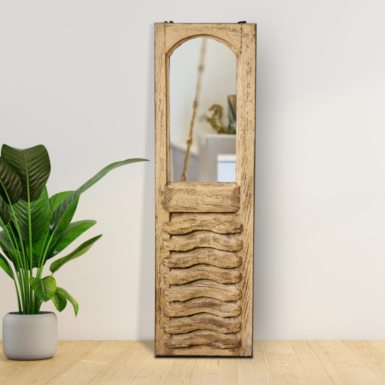 Almer Vintage Door Wall Mirror