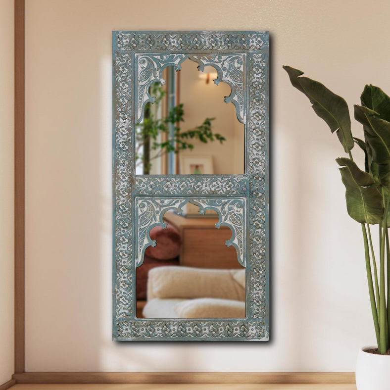 Romy Wooden Wall Mirror