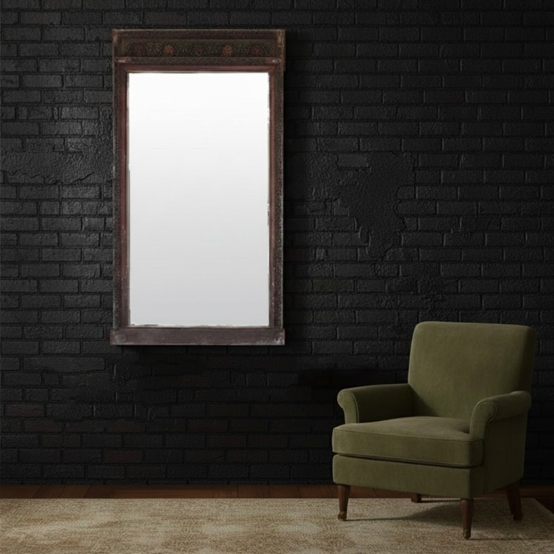 Orlina Wooden Wall Mirror