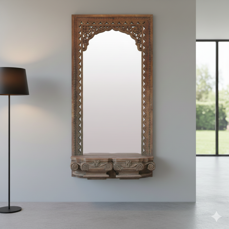 Terrava Wooden Full Length Mirror