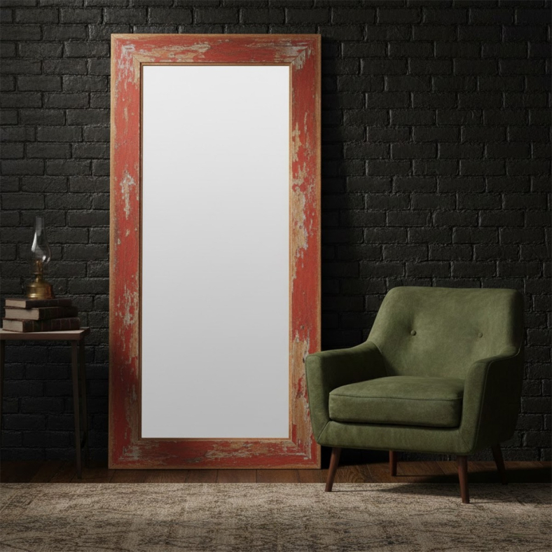 Varusha Wooden Full Length Mirror