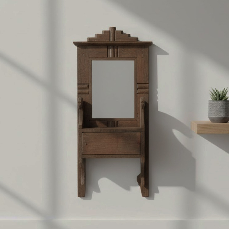 Yuvrani Wooden Dressing Mirror
