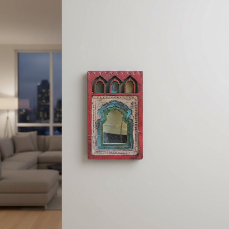 Luvetta Wooden Wall Mirror