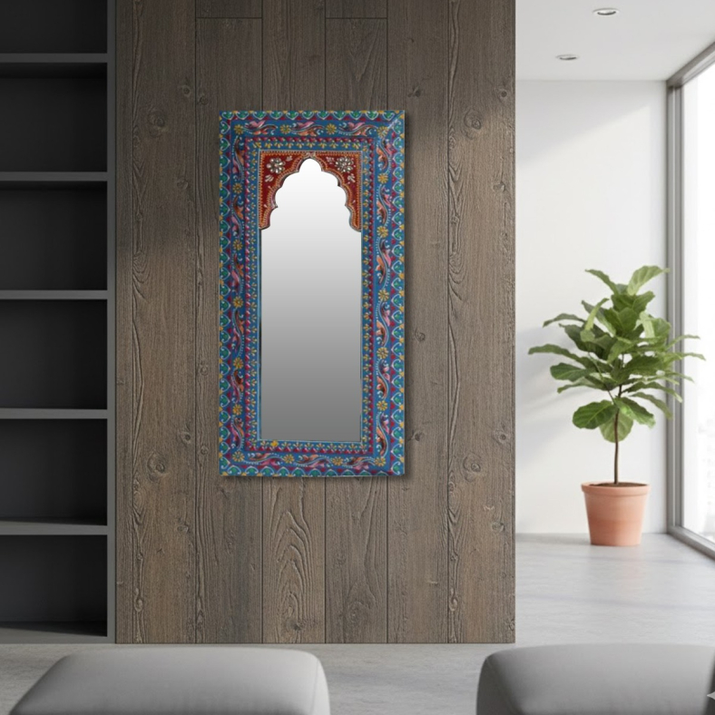 Ruhara Wooden Wall Mirror