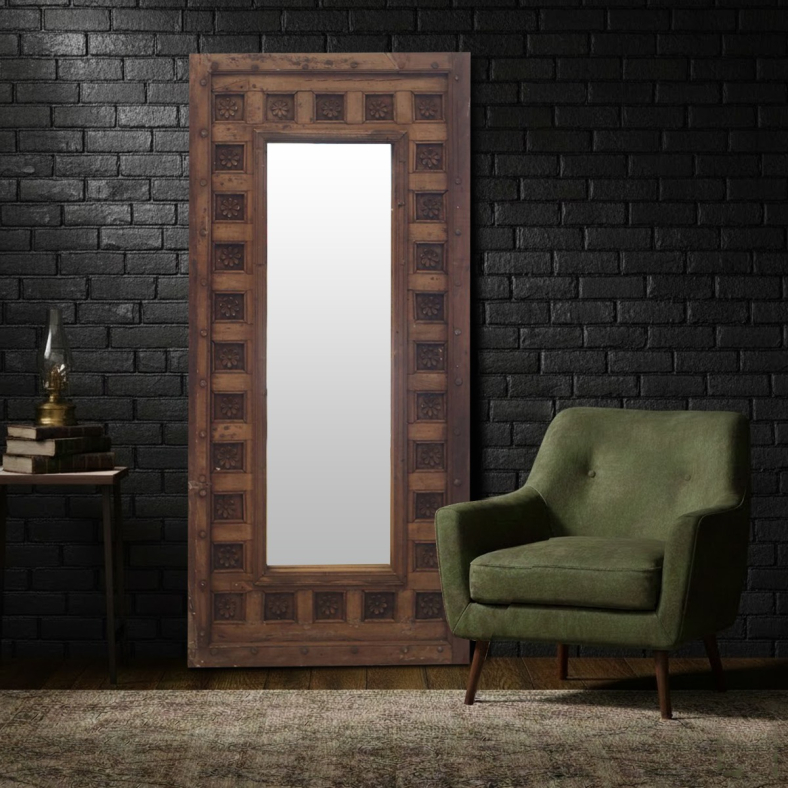 Mittira Wooden Full Length Mirror