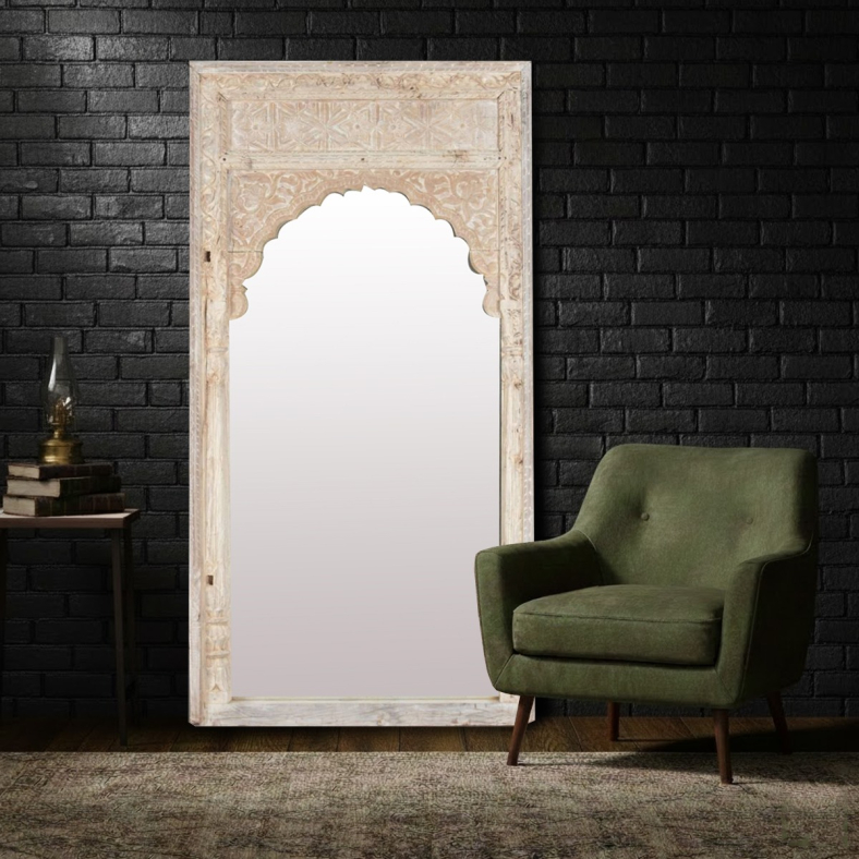 Shvetra Wooden Full Length Mirror