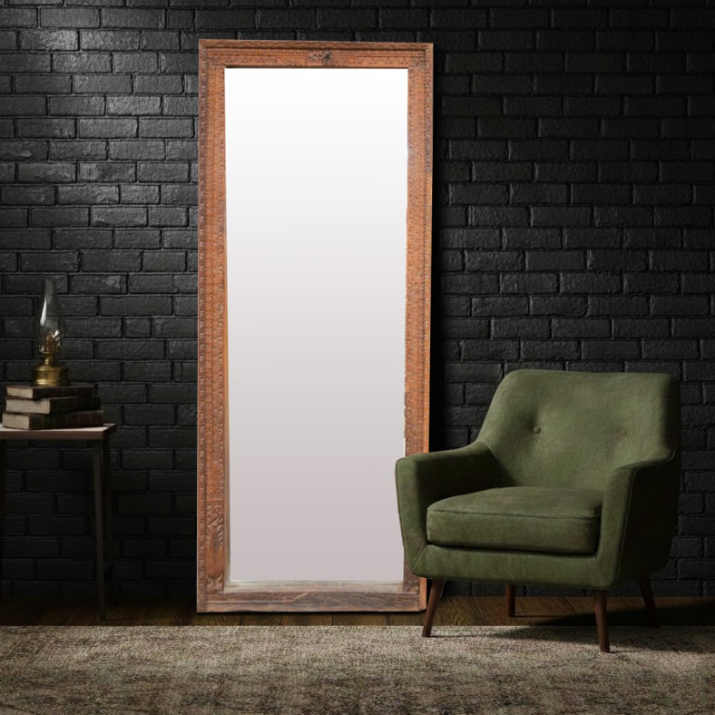 Elune Wooden Full Length Mirror