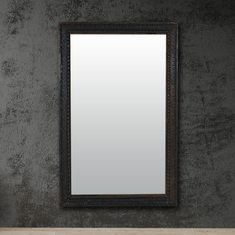 Dhavini Wooden Wall Mirror