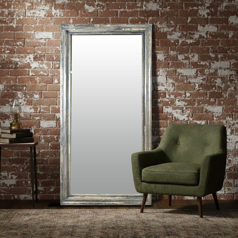 Orrina Wooden Full Length Mirror 