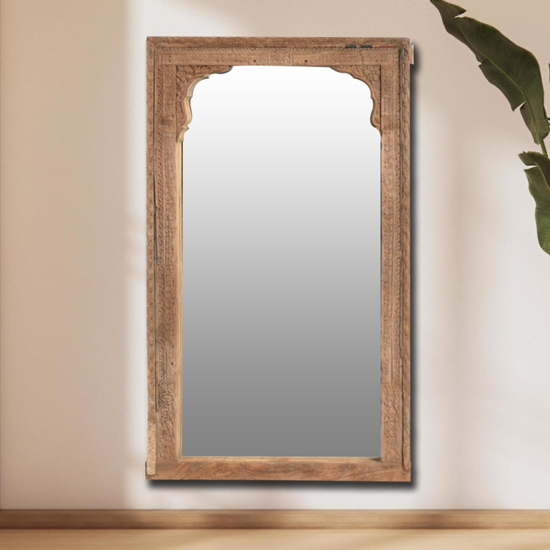 Elurya Wooden Wall Mirror