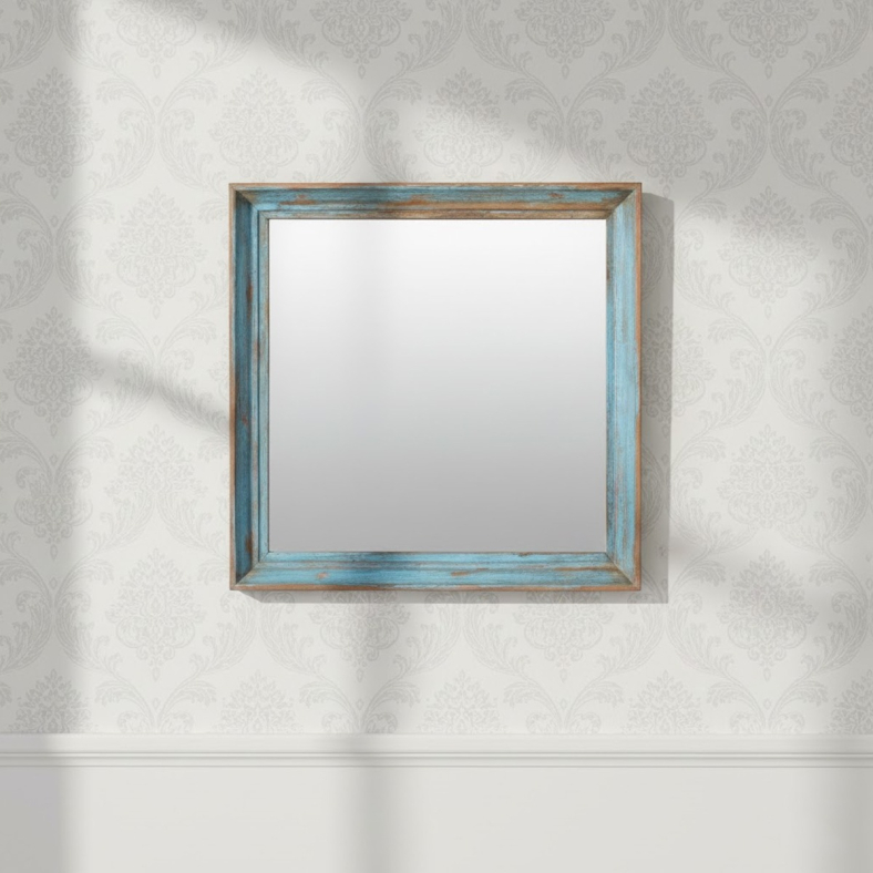 Lyanor Wooden Wall Mirror
