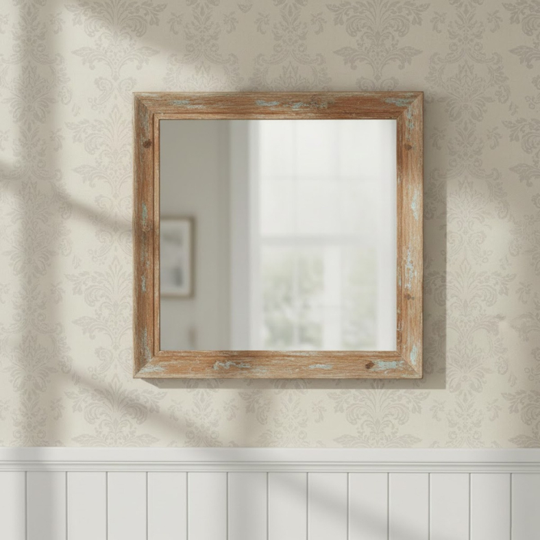 Sarvili Wooden Wall Mirror