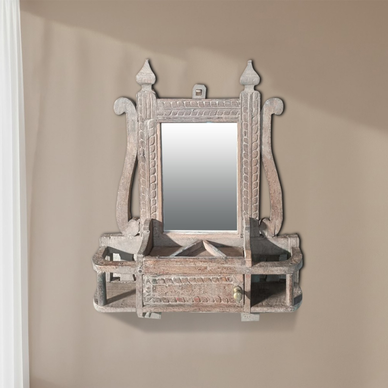 Terrune Wooden Dressing Mirror 