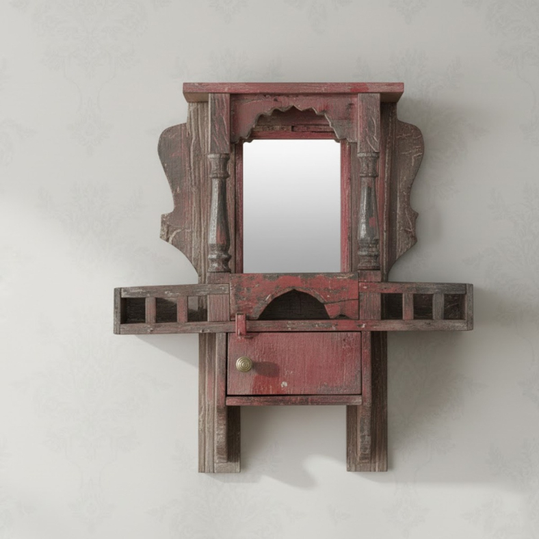 Nalvera Wooden Dressing Mirror