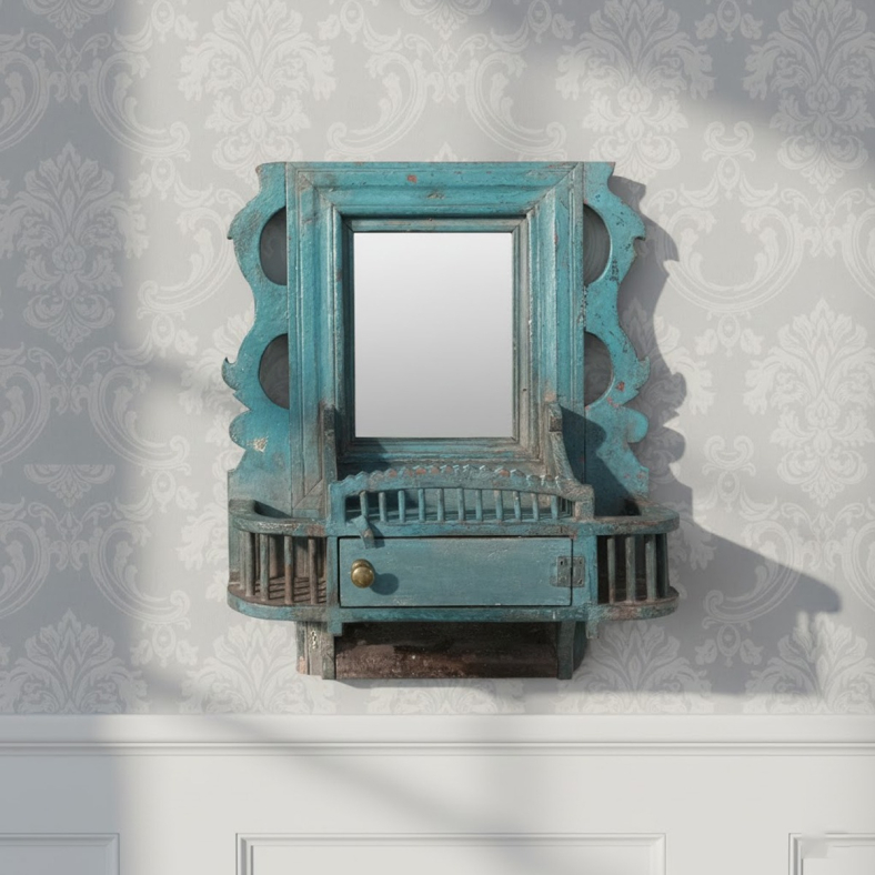 Evarin Wooden Dressing Mirror