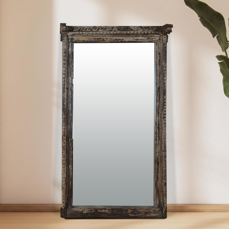 Mrinali Wooden Full Length Mirror