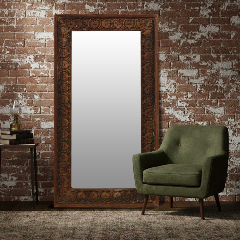 Lumira Wooden Wall Mirror