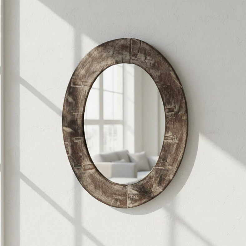 Lorin Wooden Mirror