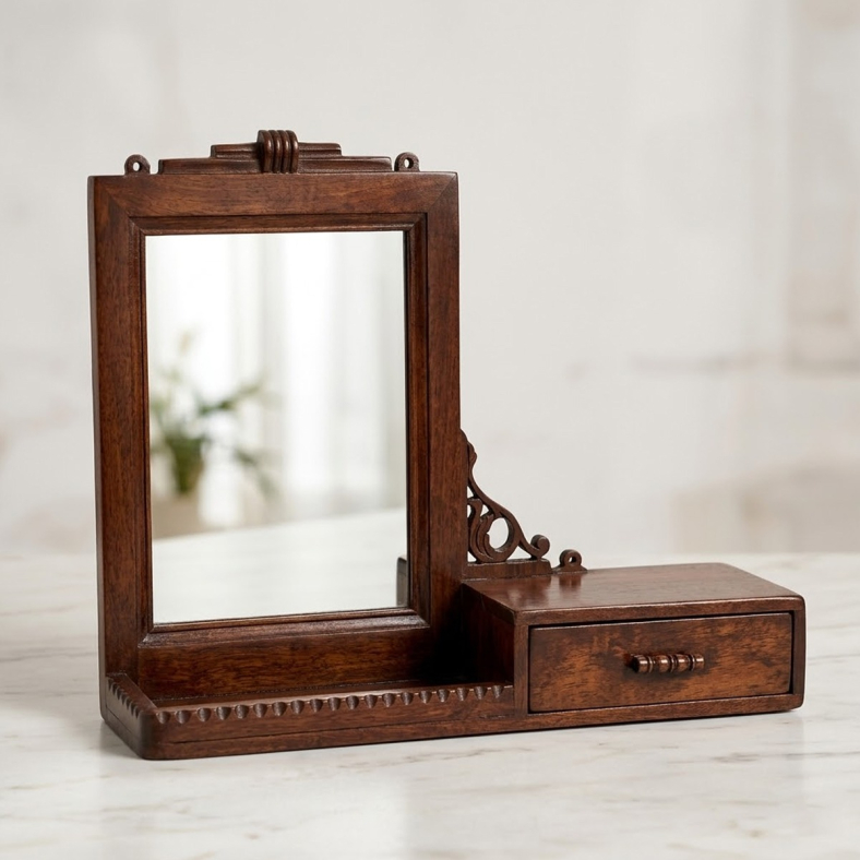 Ayesha Wooden Dressing Mirror 