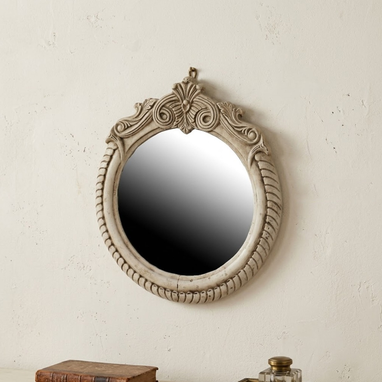 Alayna Wooden Wall Mirror