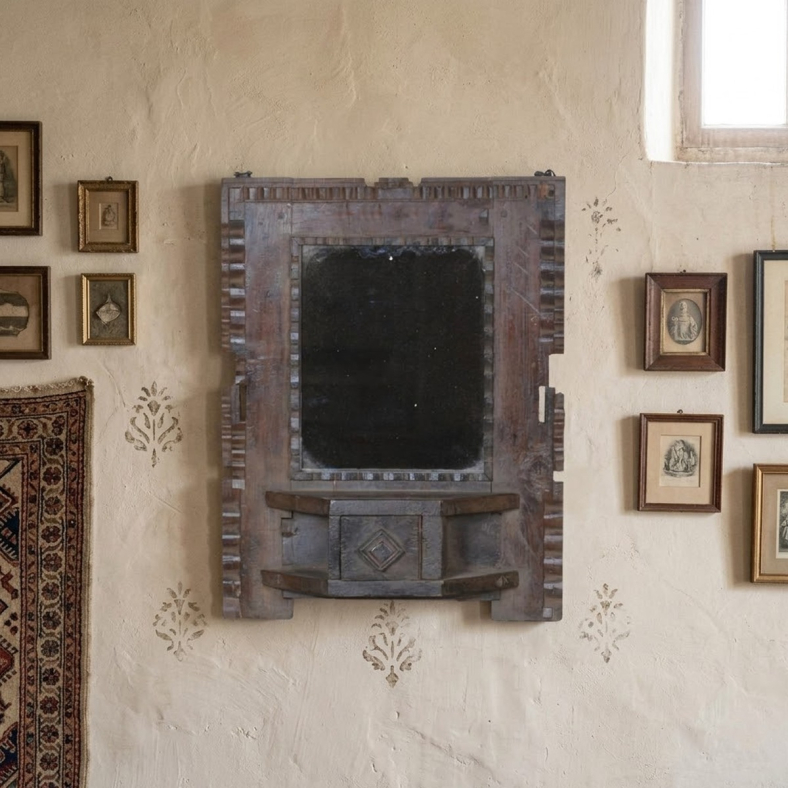 Inaya Wooden Dressing Mirror