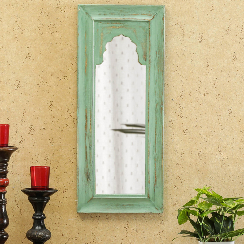 Avel Minaret Wall Mirror Olive Green