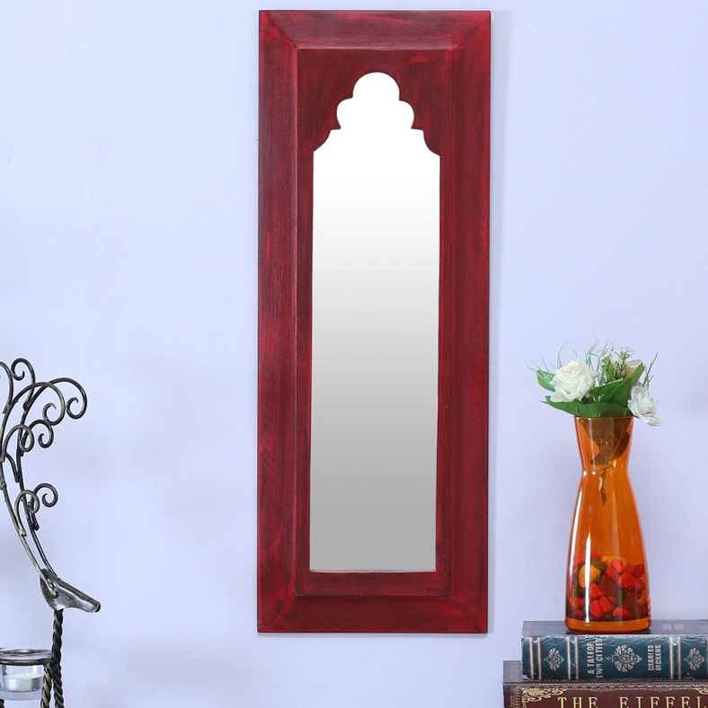 Thea Red Vintage Minaret Mirror 