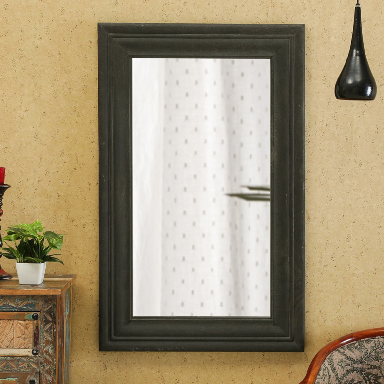 Mila Reflections Black Beauty Wall Mirror