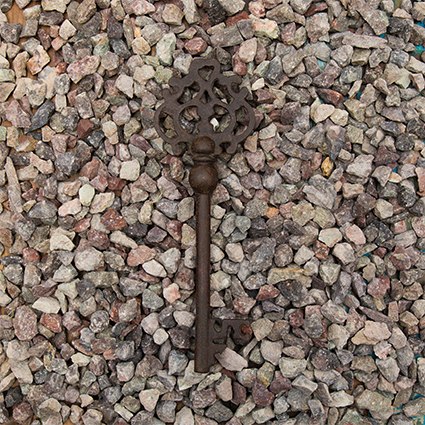 Key Figure Vintage Iron Key