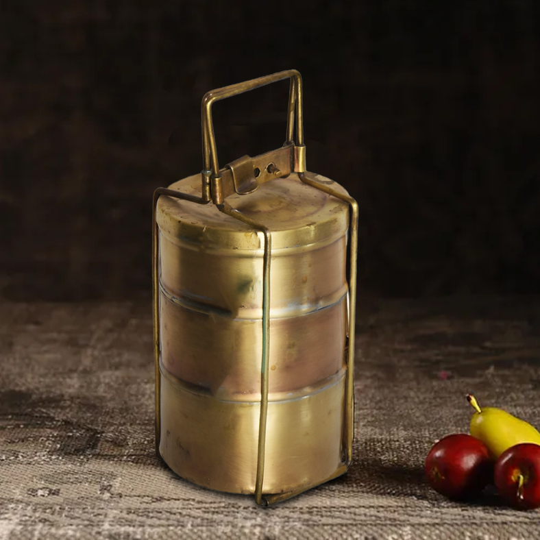 Vladas Brass Tiffin Box 