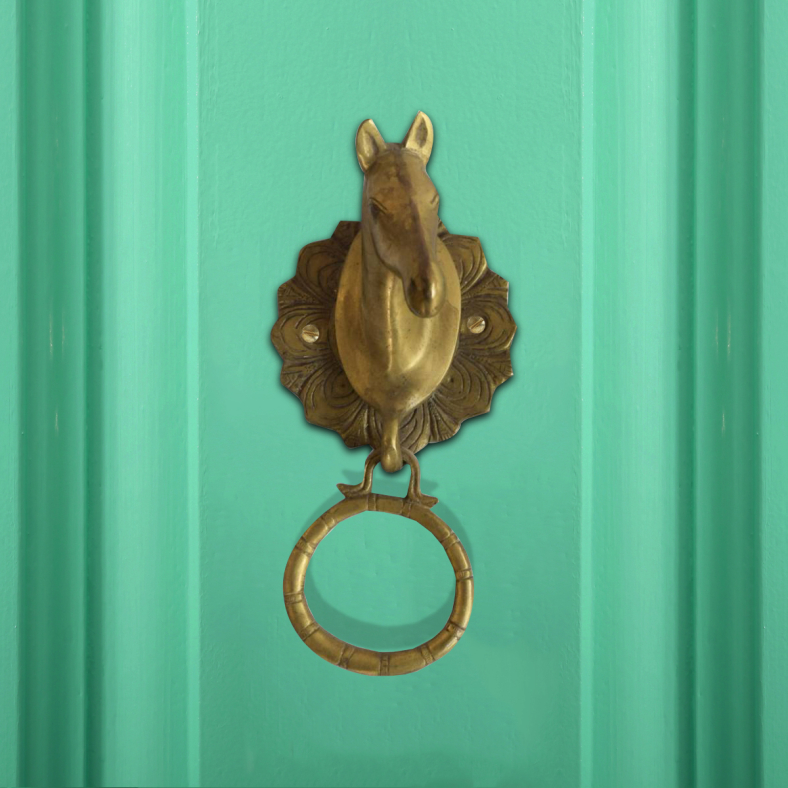 Cavallo Brass Door Knocker