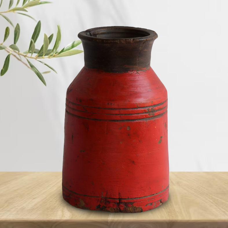 Lukne Wooden Pot 