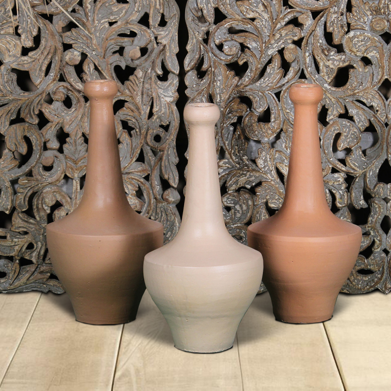 Araceli Clay Pot - Set Of 3