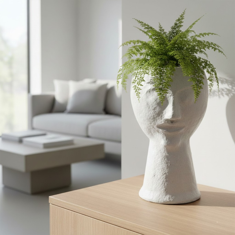 Whitmore Paper Mache Planter