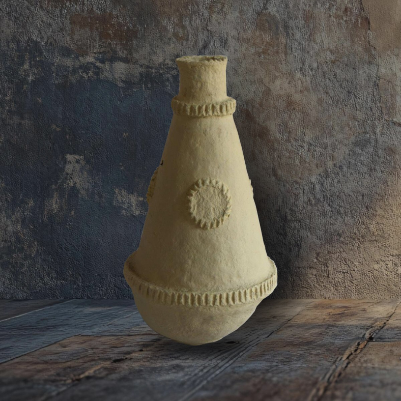 Julian Paper Mache Pot