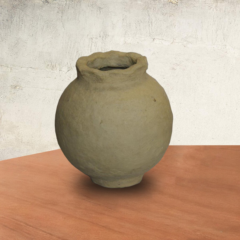 Wyatt Paper Mache Pot