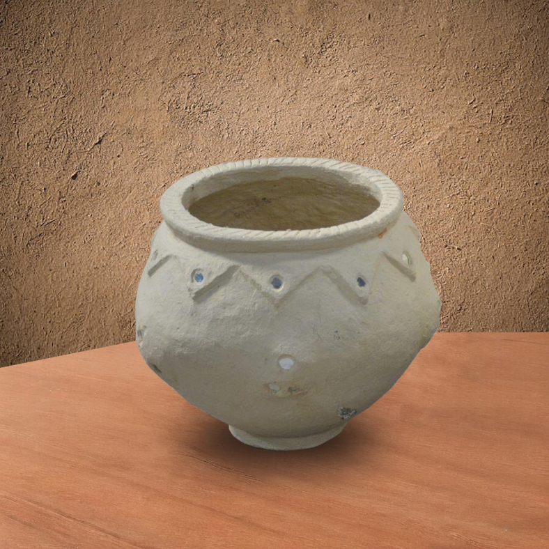 Diana Paper Mache Pot