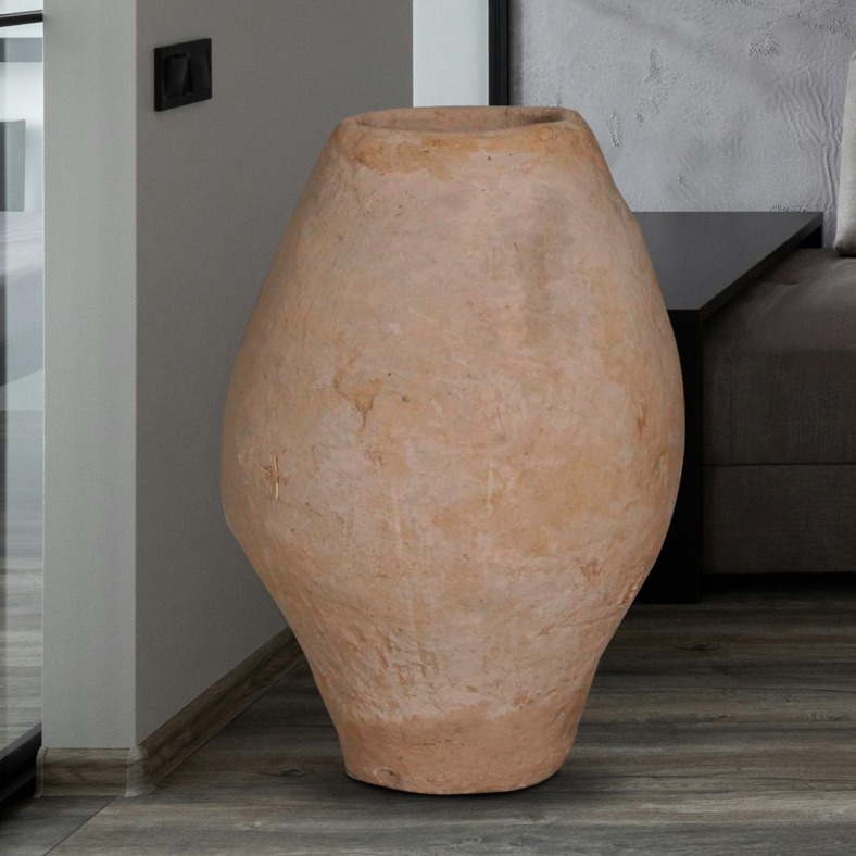 Zenya Clay Paper Mache Pot