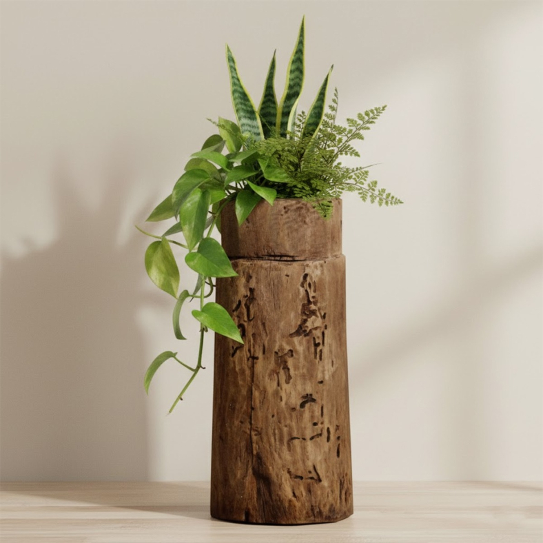 Alderwood Wooden Planter