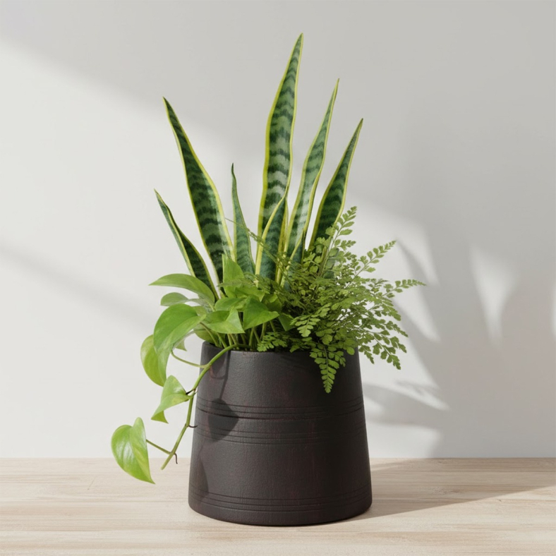 Emberfall Wooden Planter