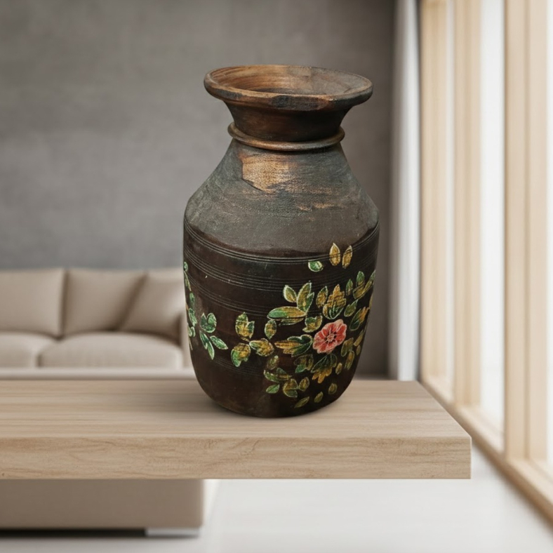 Mirara Wooden Painted Pot