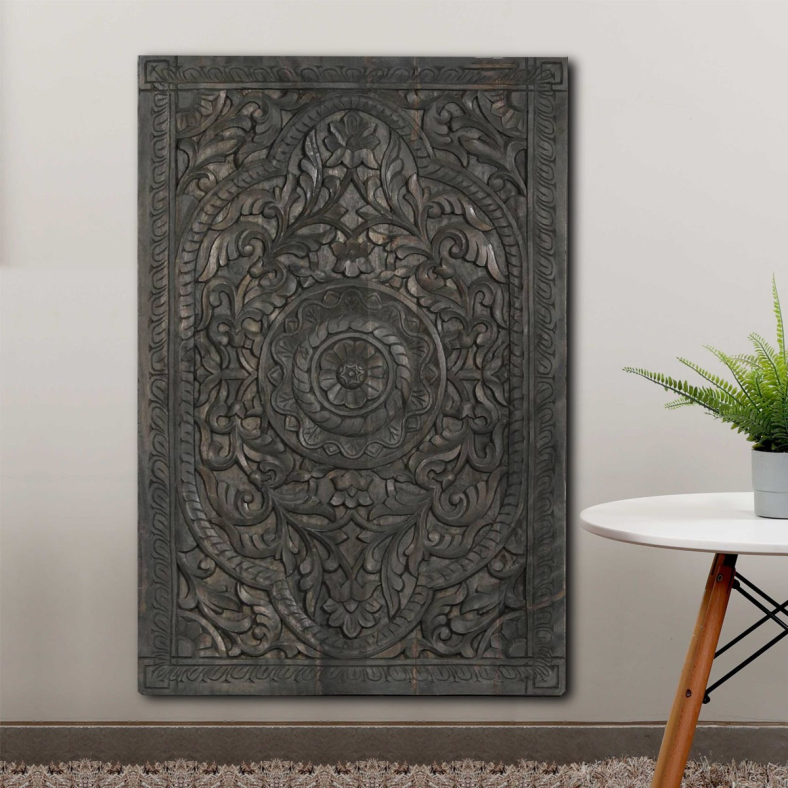 Ocean Carved Wall Panel