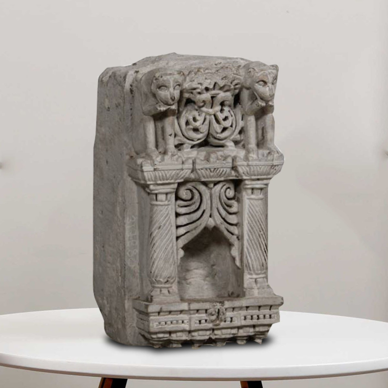 Vega Carved Stone Alcove