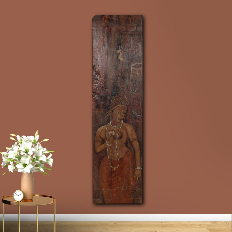 Clementine Painted Wall Panel