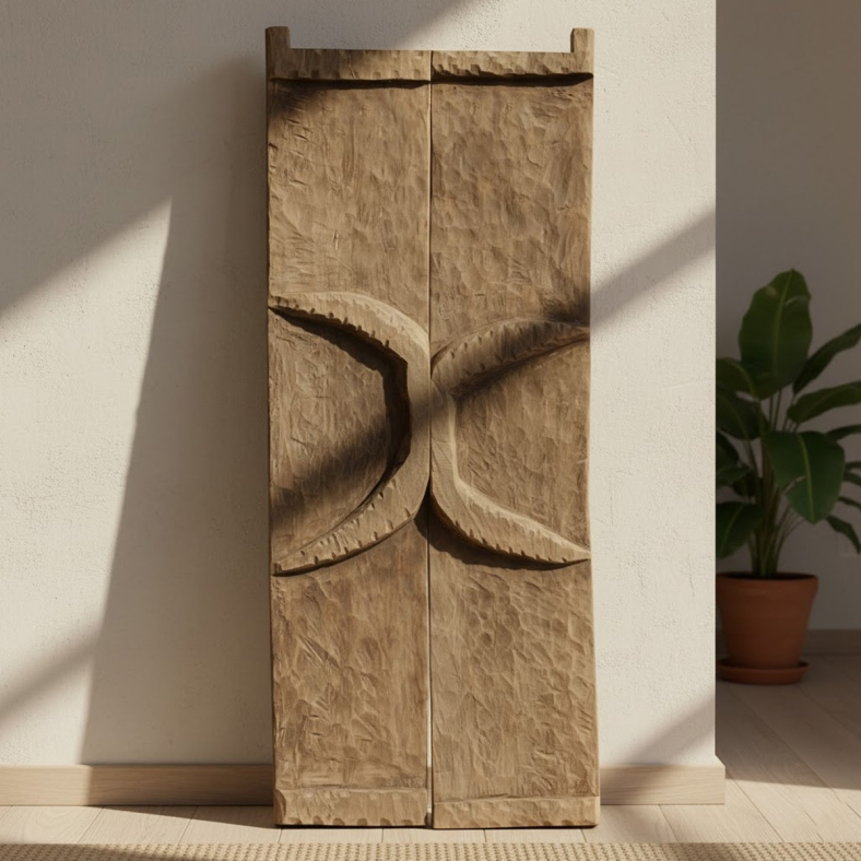 Auralyn Wooden Naga Door Panel