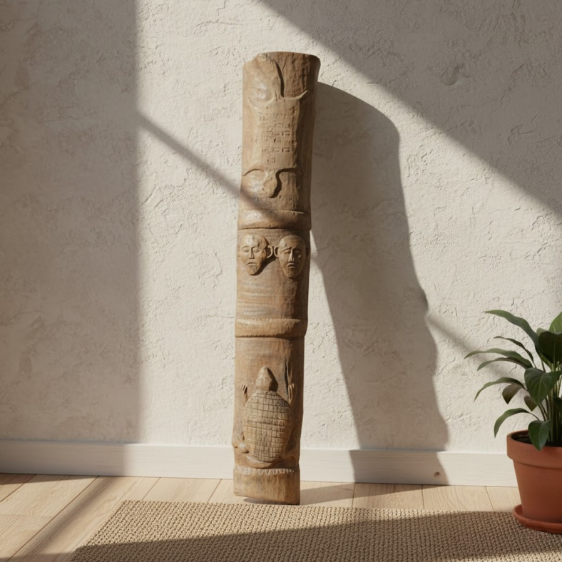 Orenda Wooden Naga Wall Panel