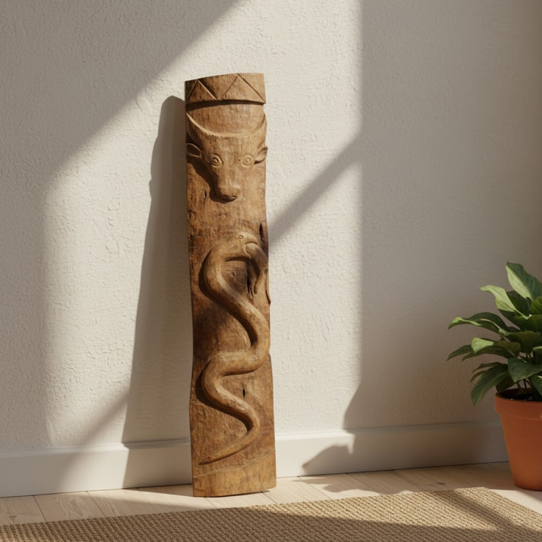 The Watcher Naga Wall Panel